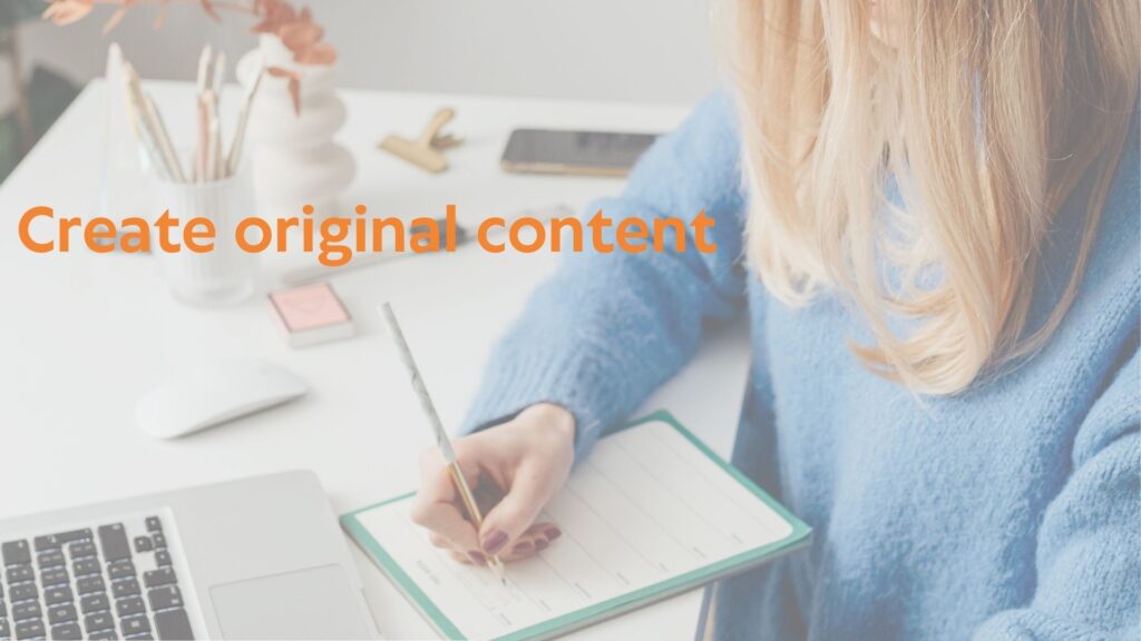 create your original content